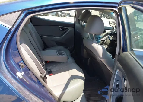 2015 Hyundai Elantra Limited z USA, uszkodzony, nr VIN 5NPDH4AE3FH615004